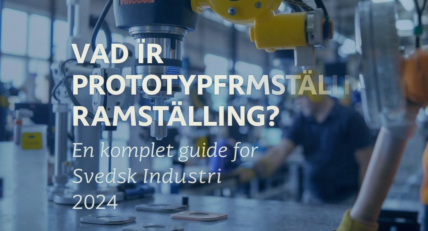 Vad är prototypframställning? En komplett guide för svensk industri 2024